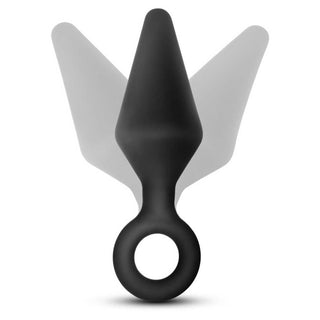 Luxe Night Rimmer Kit Anal Plug With Handle Black