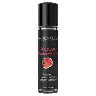 Wicked Aqua Water Based Lubricant Watermelon 1Oz