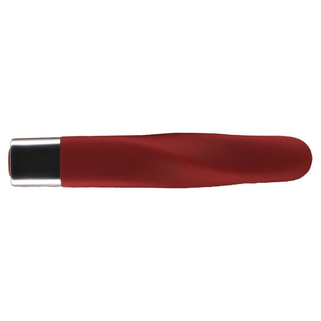 Edonista Layla Rechargeable Silicone Vibrating Bullet Red