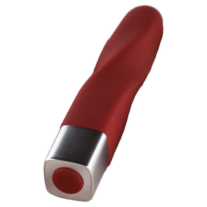 Edonista Layla Rechargeable Silicone Vibrating Bullet Red