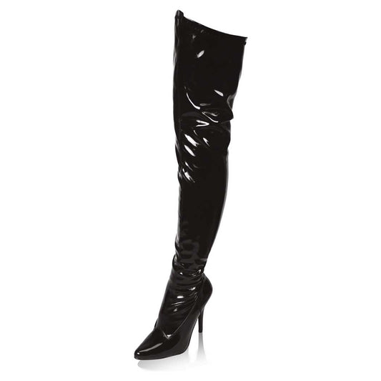 Lapdance Shoes 3 Inch Black Thigh High Boot