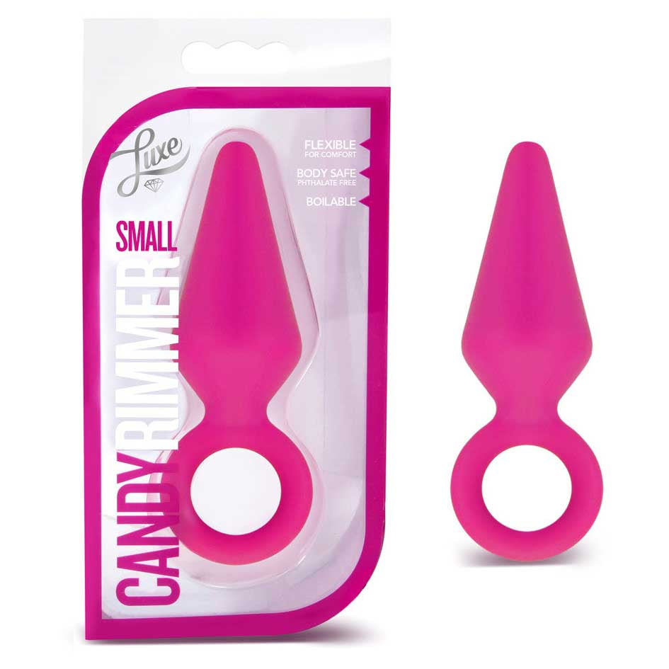 Luxe Candy Rimmer 3 Inch Anal Plug Fuchsia