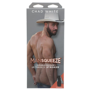 Man Squeeze Chad White ULTRASKYN Stroker Ass