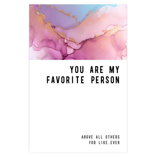Warm Human Favorite Person Greeting Card