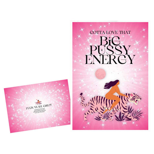 Warm Human Big Pussy Energy Greeting Card