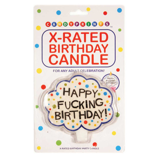 Candyprints X Rated Birthday Party Candle