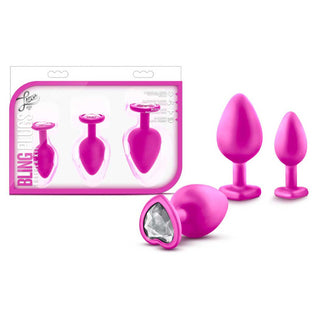 Luxe Bling Kit Pink Heartwhite Gem