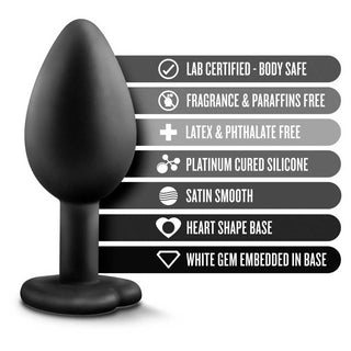 Temptasia Bling Anal Plug Small Black