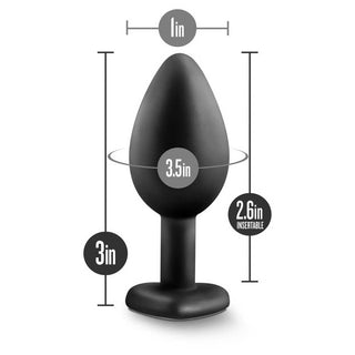 Temptasia Bling Anal Plug Small Black
