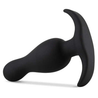 Anal Adventures Platinum Curve 3.5 Anal Plug Black