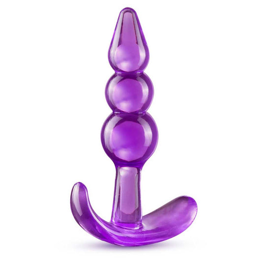 B Yours 3.75 Triple Anal Beads Purple