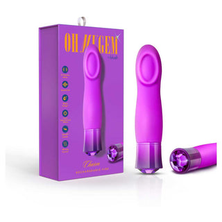 Blush Oh My Gem 5 Warming Gspot Vibrator Charm Amethyst