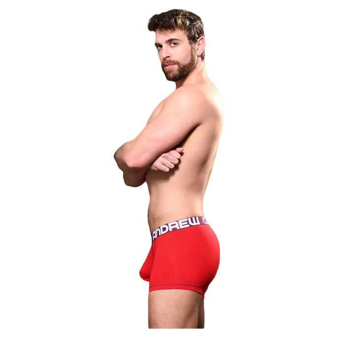 Andrew Christian Almost Naked Cotton Boxer Red Small