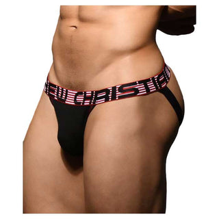 Andrew Christian Almost Naked Cotton Jock Black Small