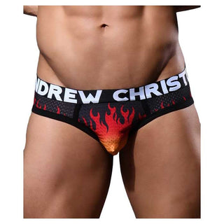 Andrew Christian Flames Mesh Brief With Almost Naked Small