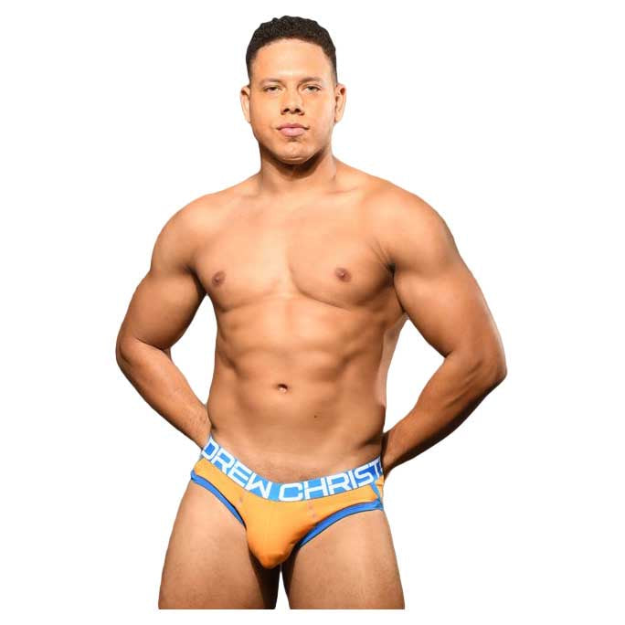 Andrew Christian Coolflex Modal Brief With Show It Orange Small