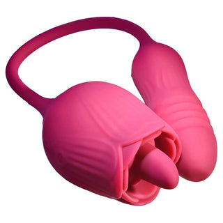 Evolved Novelties Wild Rose Thrusting and Flicking Vibrator