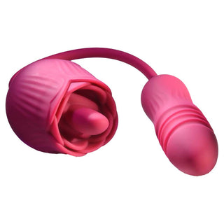 Evolved Novelties Wild Rose Thrusting and Flicking Vibrator