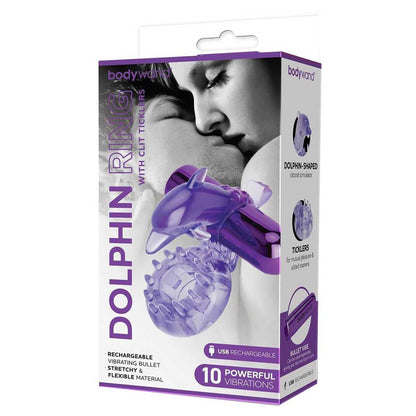 Bodywand Rechargeable Dolphin Ring with Clit Ticklers