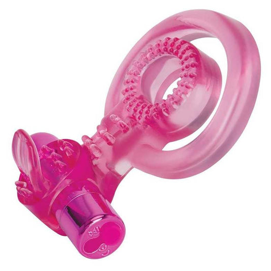 Bodywand Rechargeable Pink Duo Ring with Clit Ticklers