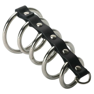 Strict 5 Ring Chastity Device