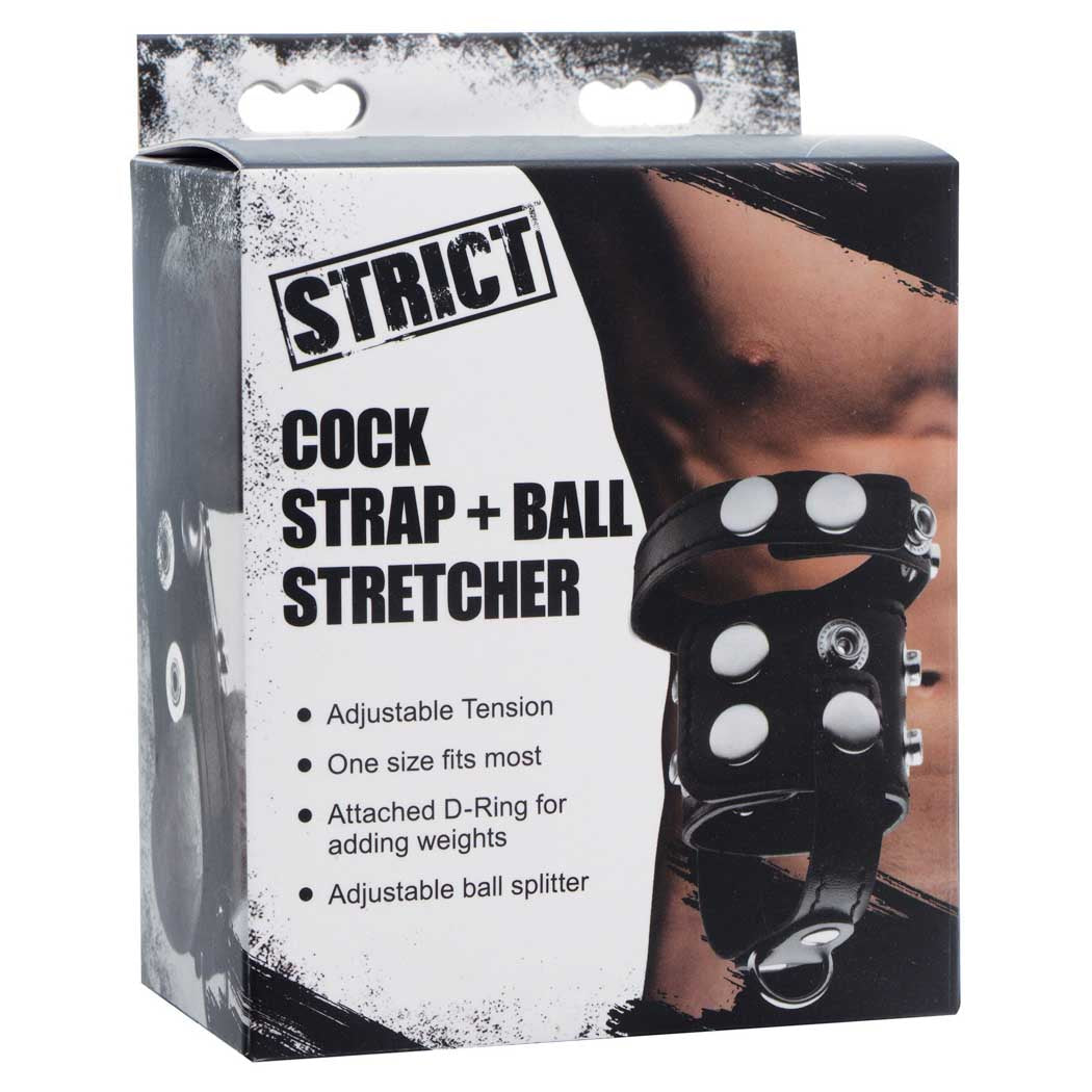 Strict Cock Strap And Ball Stretcher