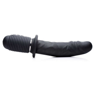 Master Series Power Pounder Vibrating And Thrusting Silicone Dildo