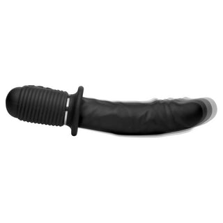 Master Series Power Pounder Vibrating And Thrusting Silicone Dildo