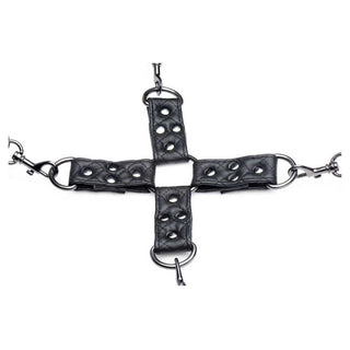 Master Series Concede Wrist And Ankle Restraint Set With Bonus Hog Tie Adaptor