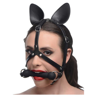 Master Series Dark Horse Pony Head Harness