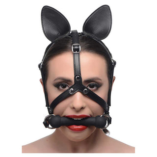 Master Series Dark Horse Pony Head Harness