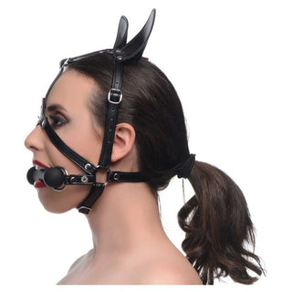 Master Series Dark Horse Pony Head Harness