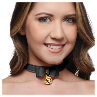 Master Series Golden Kitty Cat Bell Collar