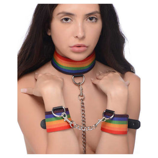 Master Series Kinky Pride Rainbow Bondage Set