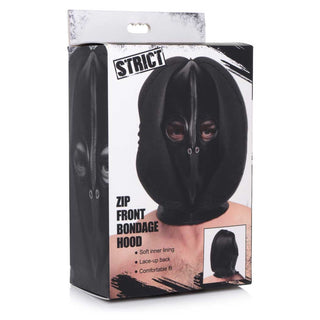 Strict Zip Front Bondage Hood