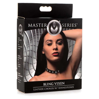 Master Series Vixen Choker Bling Clear