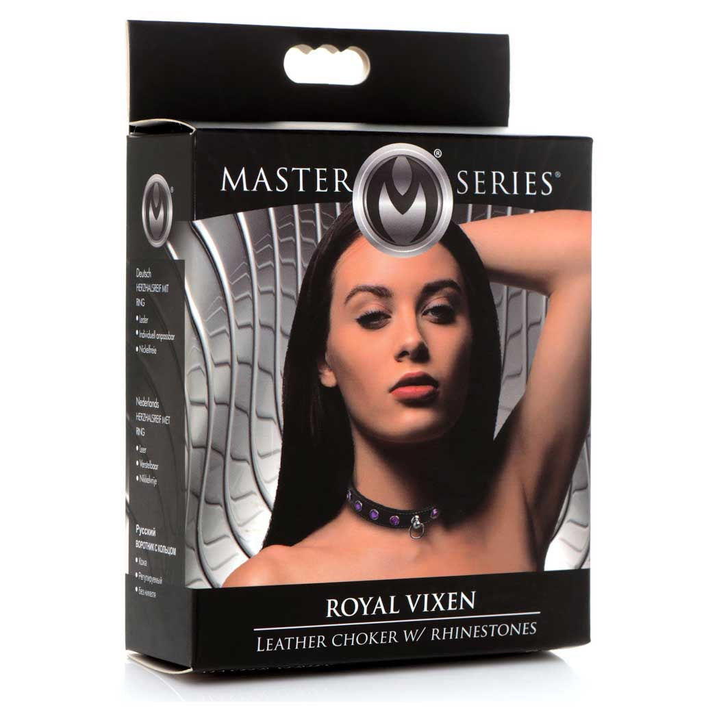 Master Series Vixen Choker Royal Purple