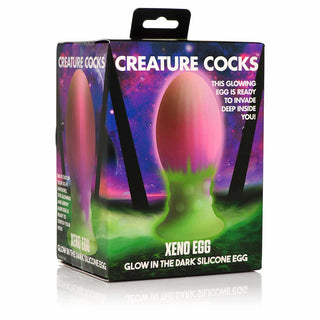Creature Cocks Xeno Egg Glow In The Dark Silicone Egg