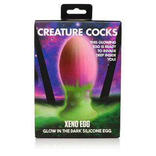Creature Cocks Xeno Egg Glow In The Dark Silicone Egg