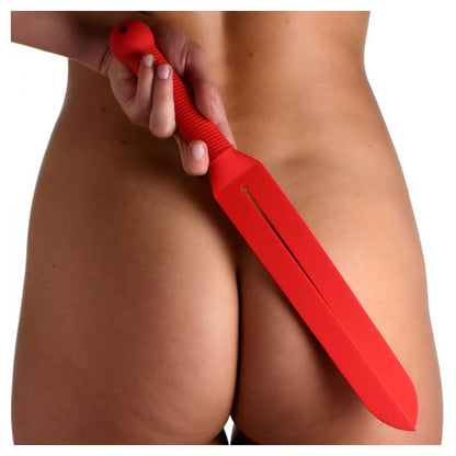 Master Series Stung Silicone Tawse Red