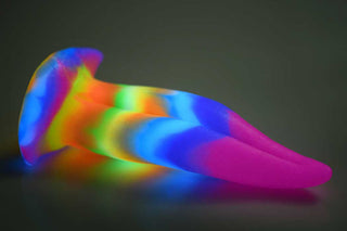 Creature Cocks Unicorn Kiss Unicorn Tongue Glow-In-The-Dark Silicone Dildo
