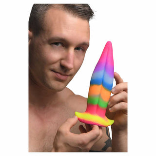 Creature Cocks Unicorn Kiss Unicorn Tongue Glow-In-The-Dark Silicone Dildo