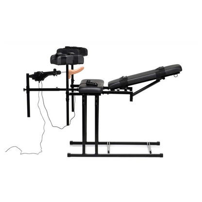 Master Series Ultimate Obedience Chair With Sex Machine