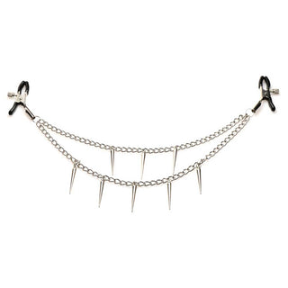 Master Series Daggers Double Chain Nipple Clamps