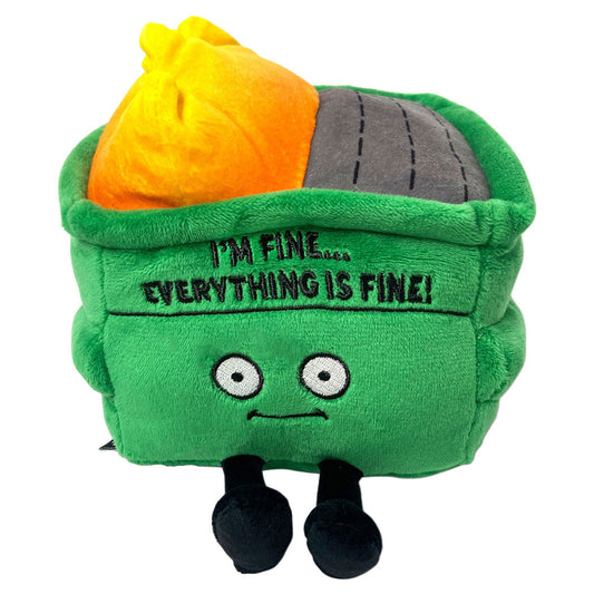 Punchkins I'm Fine - Everything is Fine Dumpster Fire Plushie