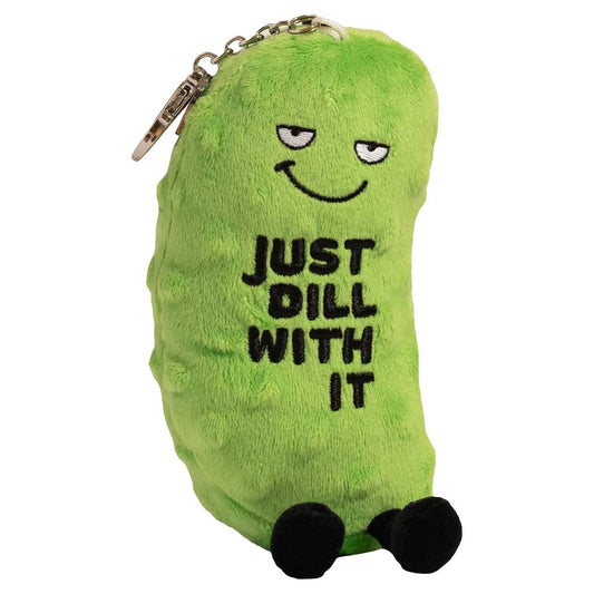 Punchkins Just Dill WIth It Plushie Keychain
