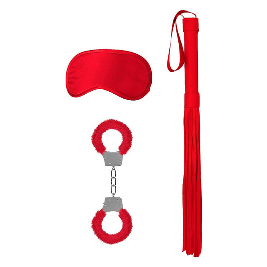 Ouch! 3-Piece Introductory Bondage Kit #1 Red