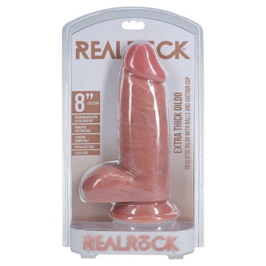 RealRock Extra Thick Dildo with Balls