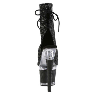 Pleaser Shoes Spectator1018G Black Glitter