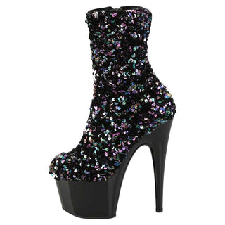 Pleaser Shoes Adore 1042SQ Platform Sequins Ankle Boot